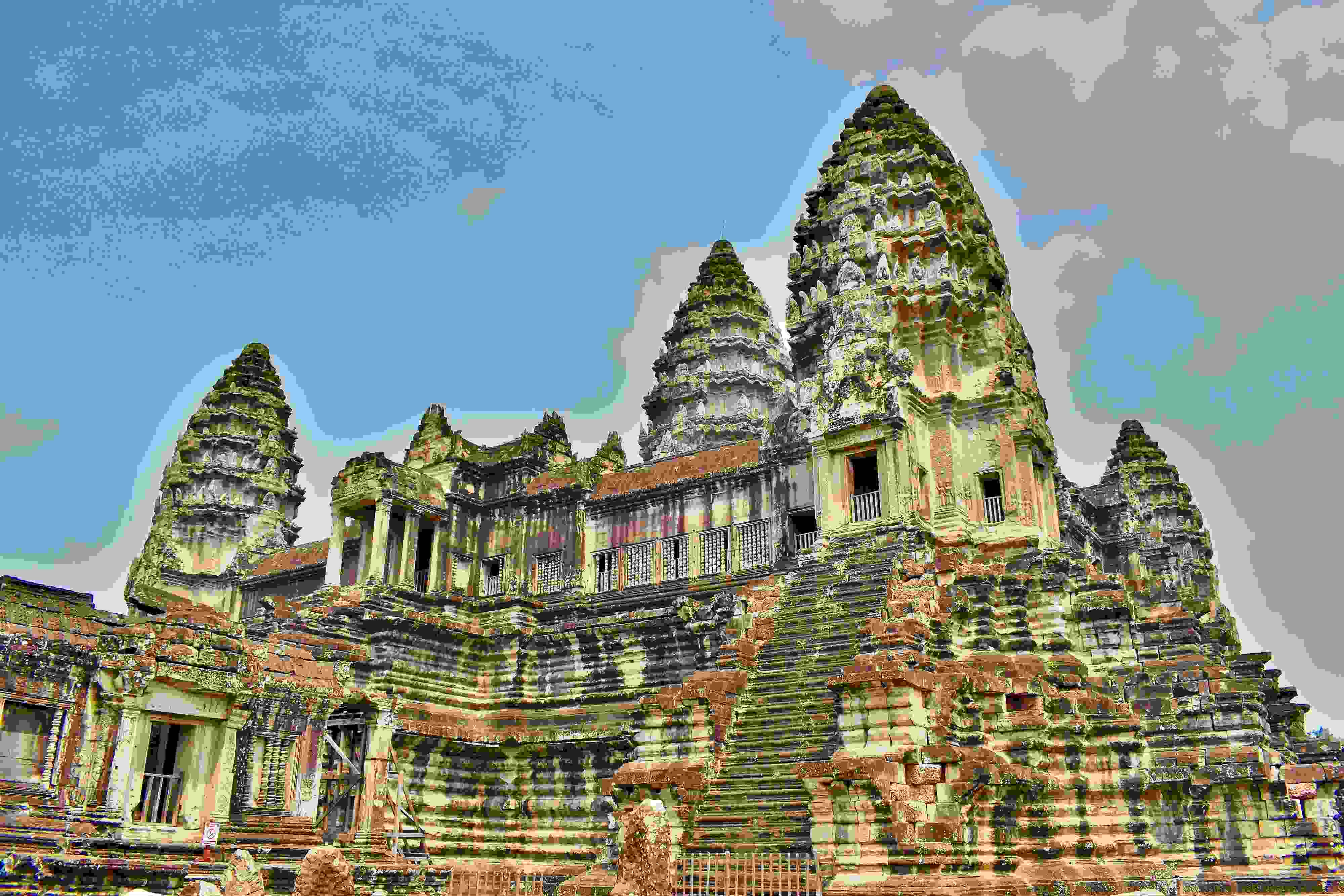 花瓣素材_吴哥窟的塔_110760671